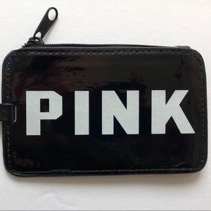 $10💋New VS PINK Black ID Holder - China Version